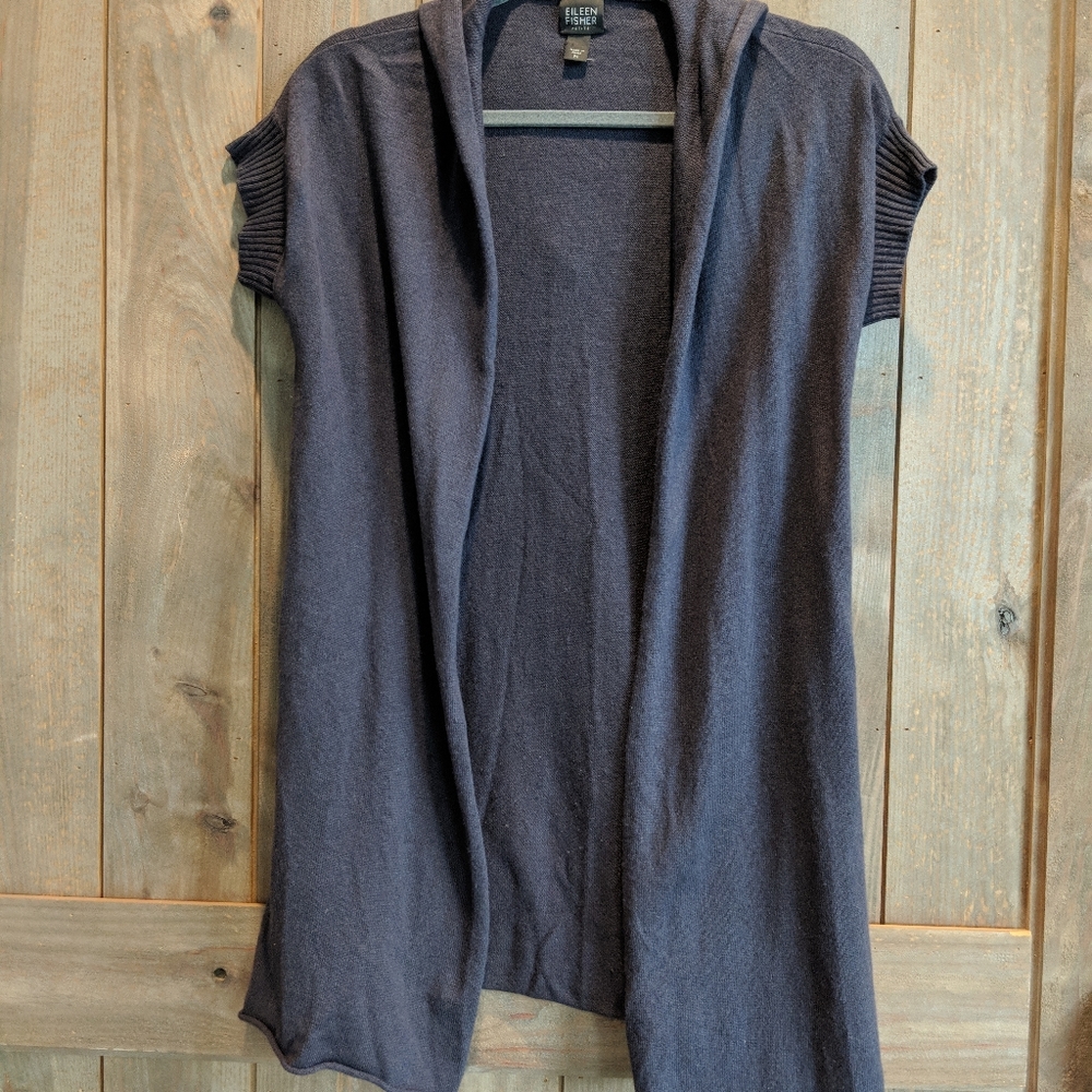 Eileen Fisher Silk/Cashmere Cardigan Sweater